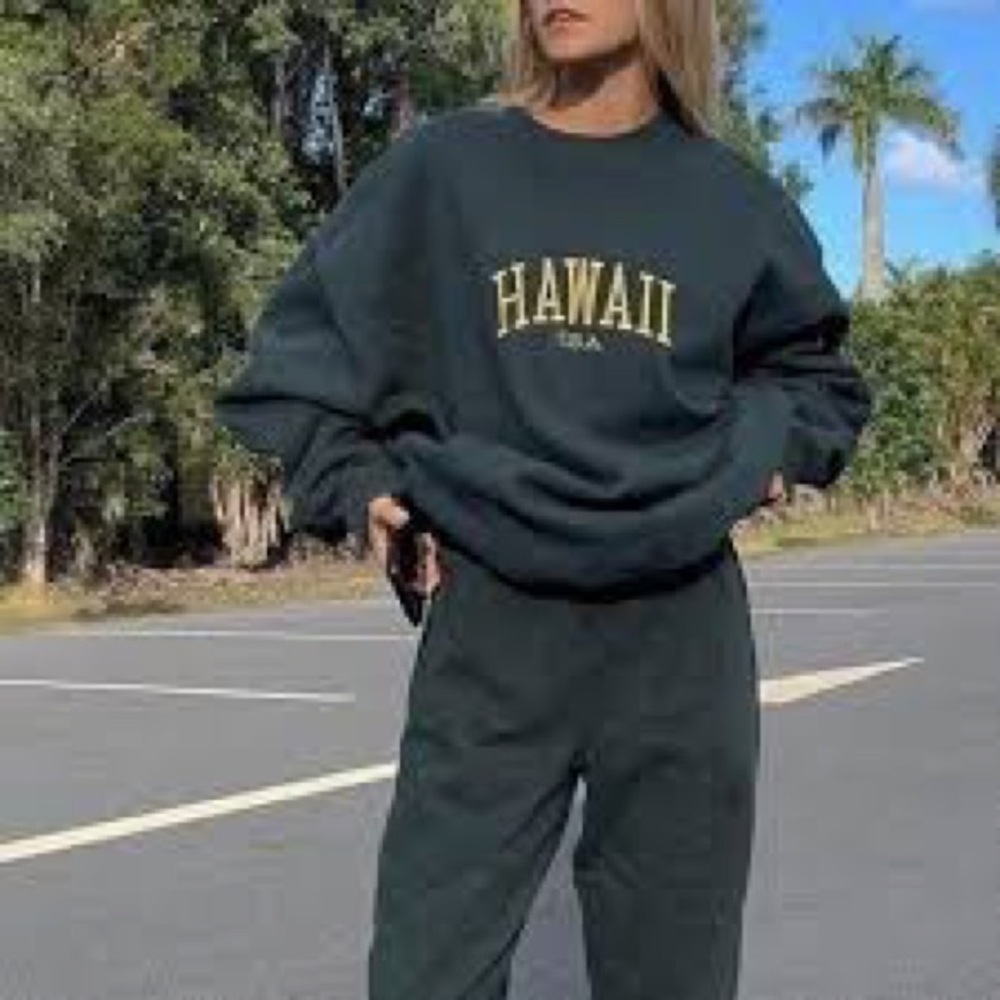 brandy green hawaii sweatshirt